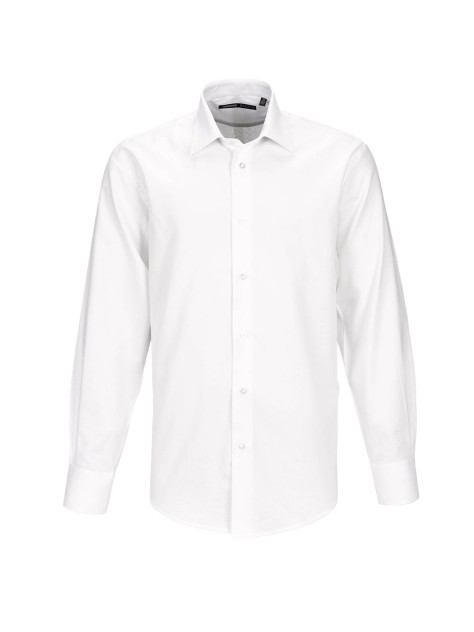 Blue Textured Cotton Regular Fit Shirt