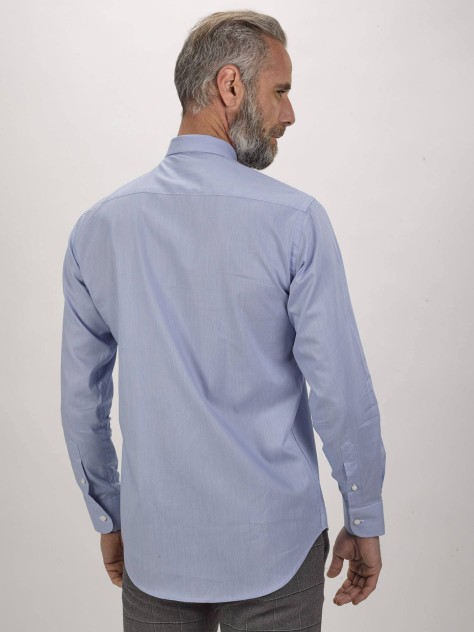 Blue Striped Regular Fit Everyday Shirt