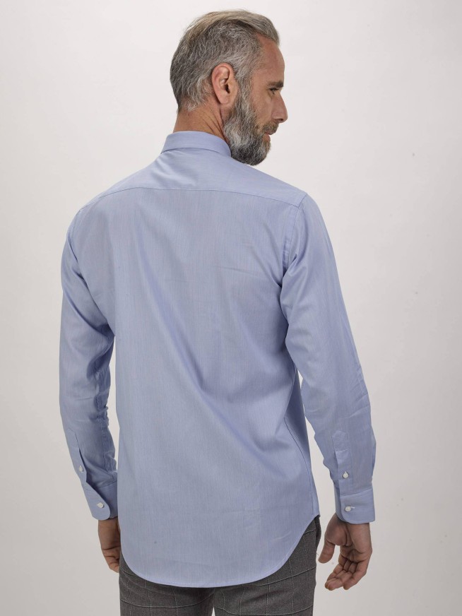 Blue Striped Regular Fit Everyday Shirt