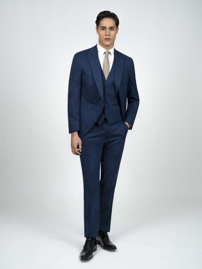 Blue Morning Suit 100cm Tailored Fit