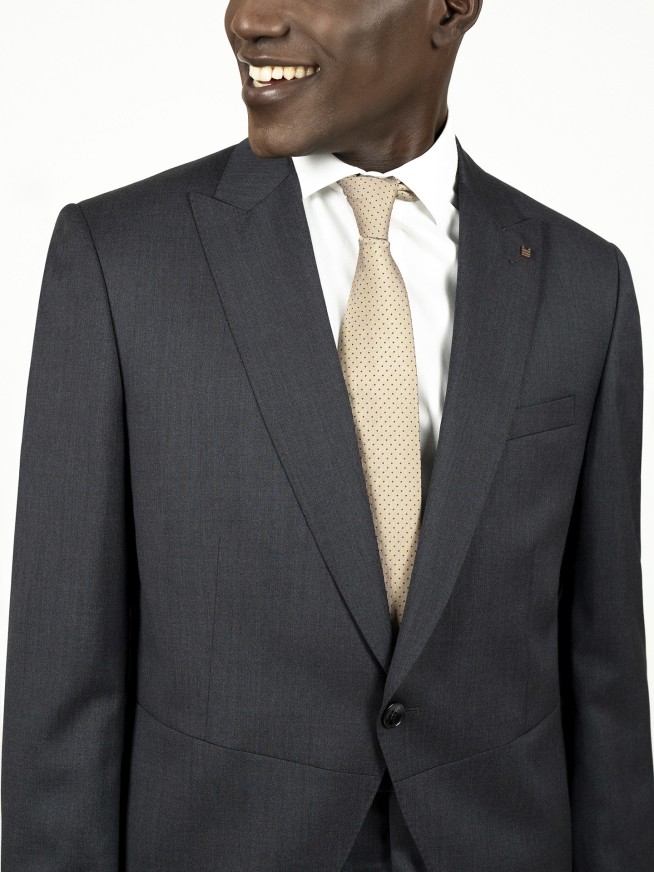 Casaco Fraque Cinzento Tailored Fit