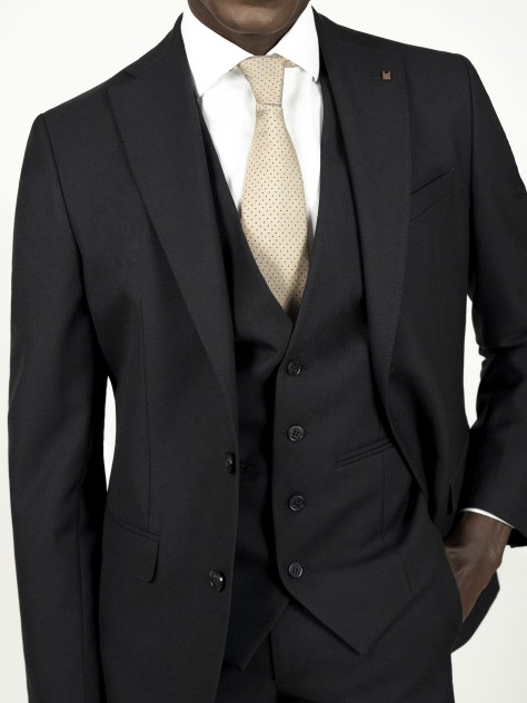 Black Regular Fit Suit