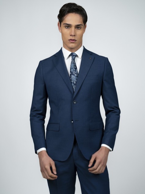 Blue Tailored Fit Suit