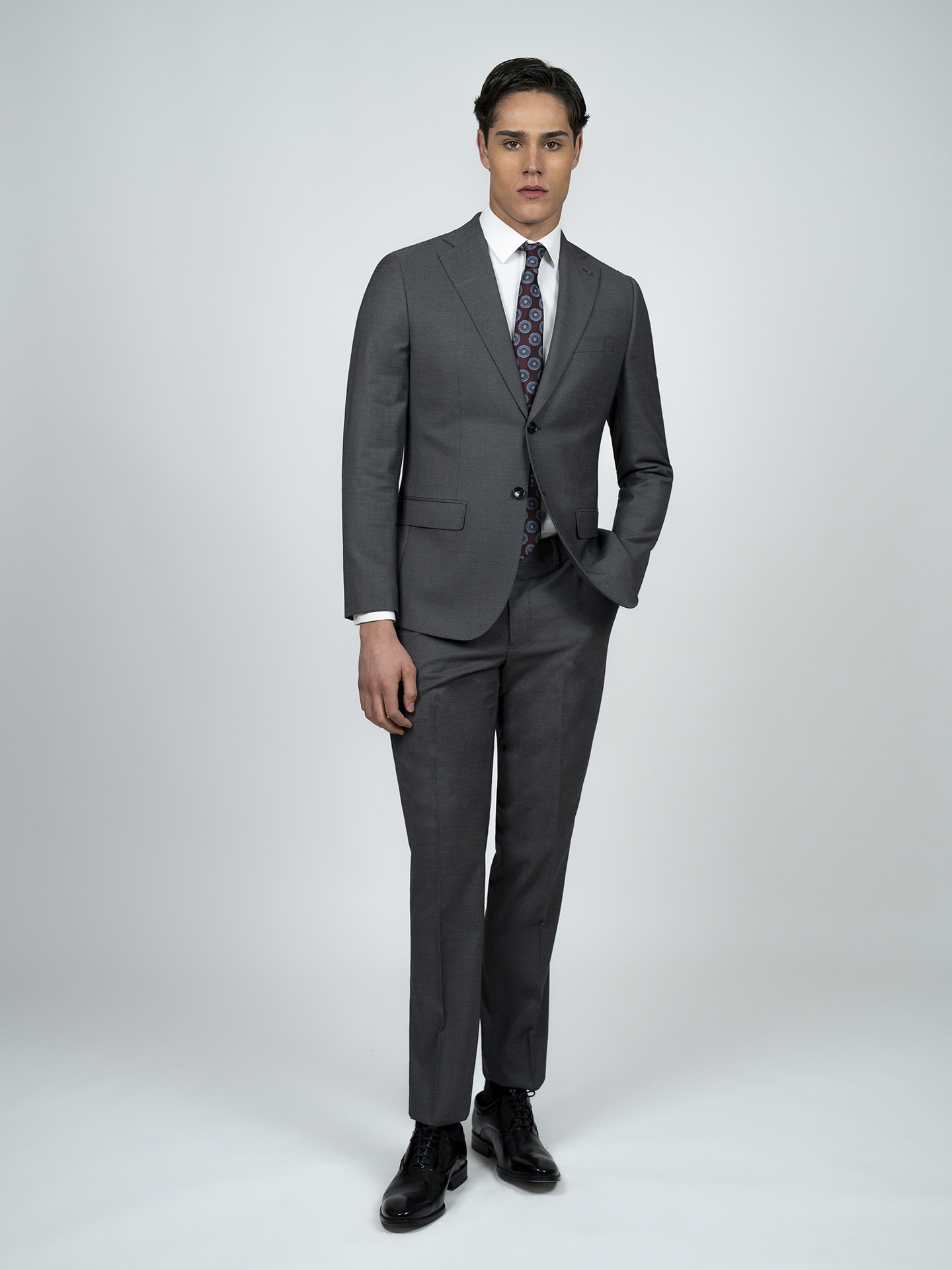 Grey Tailored Fit Suit