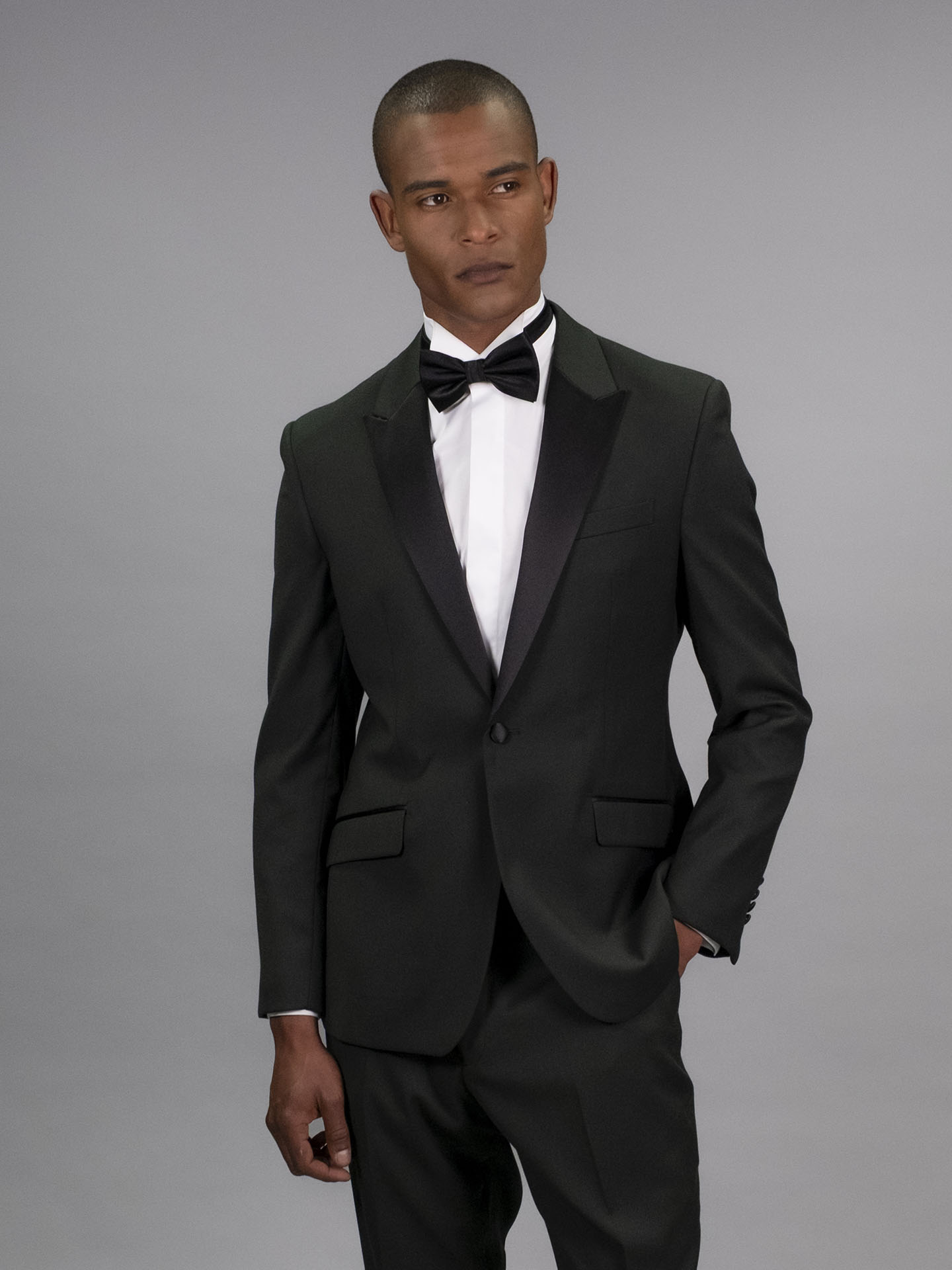 Regular Fit Green Stretch Tuxedo Suit