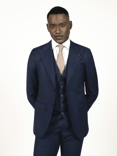 Blue Slim Fit Blazer