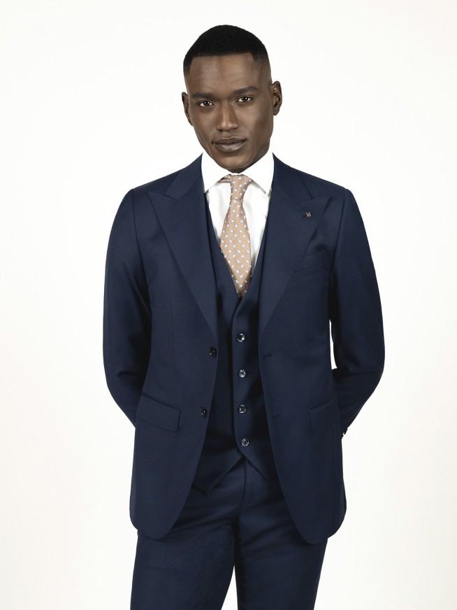 Blue Slim Fit Blazer