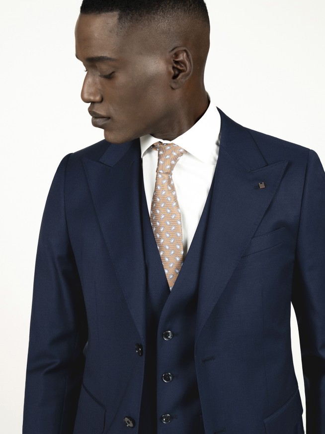 Blue Slim Fit Blazer