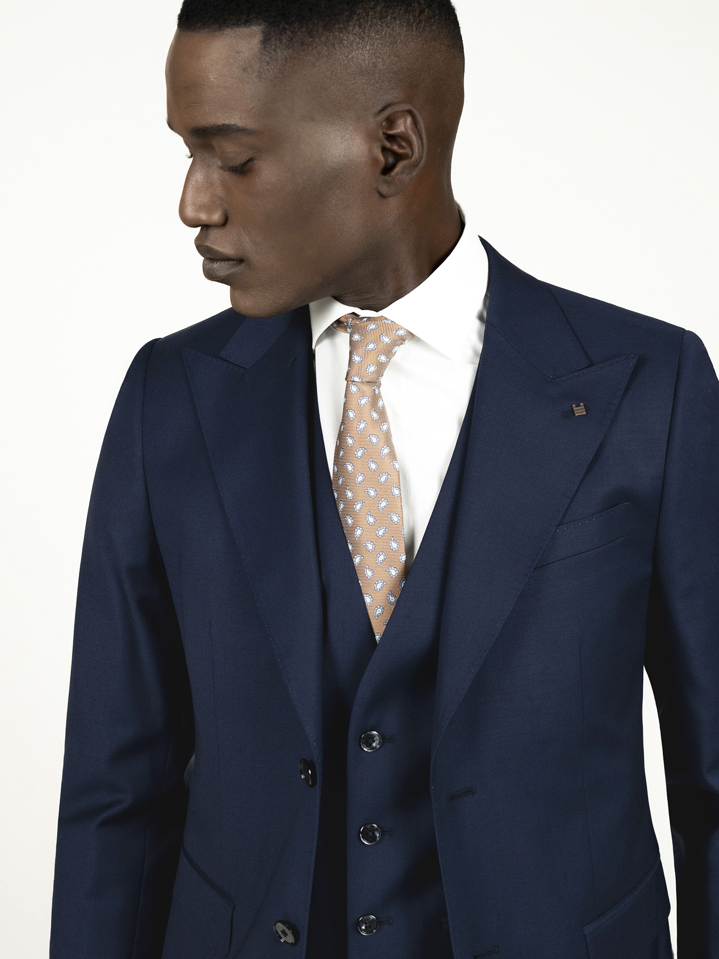 Blue Slim Fit Blazer
