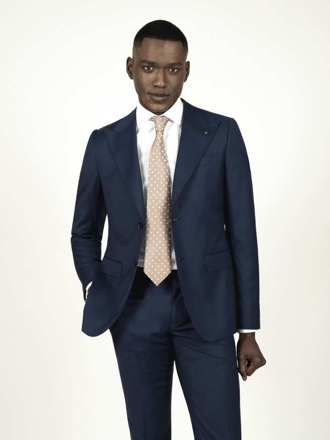 Blue Slim Fit Blazer